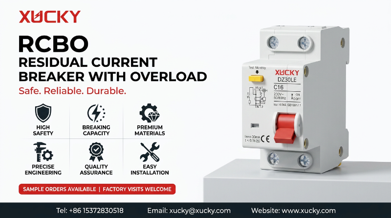 XUCKY, Yepyeni DZ30LE RCBO Serisiyle Kompakt Güvenliği Yeniden Tanımlıyor