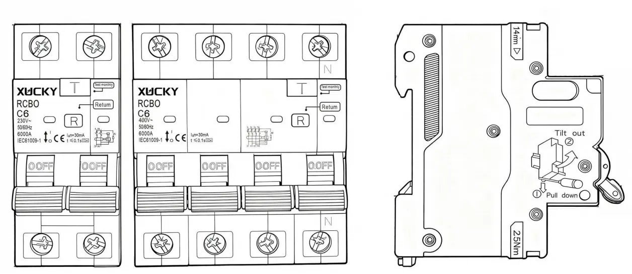 RCBO Electronic Type
